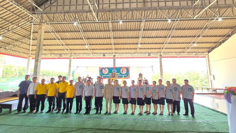 สำนักงานสาธารณสุขอำเภอเขาชะเมา และโรงพยาบาลเขาชะเมาฯ เข้าร่วมหน่วยแพทย์เคลื่อนที่ (พอ.สว.) ประจำจังหวัดระยอง อำเภอเขาชะเมา