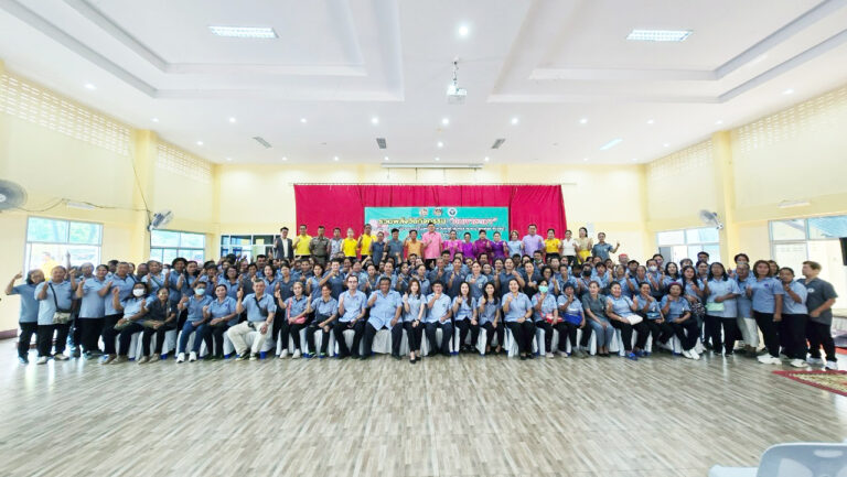 เครือข่ายบริการสุขภาพเขาชะเมา เข้าร่วมงานวันอาสาสมัครสาธารณสุขแห่งชาติ (อสม.) วันสตรีสากล และวันคณะกรรมการหมู่บ้าน (กม.) ประจำปี 2568